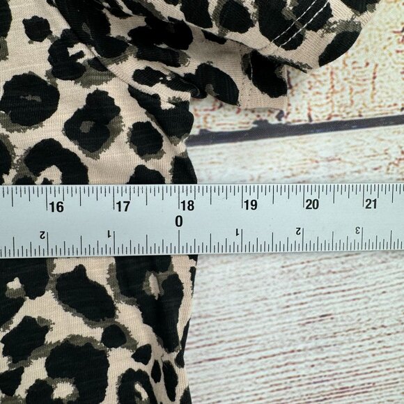 Lot of 2 Sanctuary Animal Print T-Shirt Dresses‎ Women's Size Small Cream/Beige - Picture 9 of 16